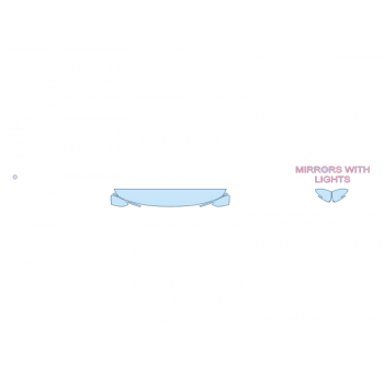 PAINT PROTECTION KIT - 2025 KIA SELTOS EX HOOD FENDERS MIRRORS 12 INCH - (WRAPPED EDGES) - PRECUT PPF CLEAR BRA WRAP