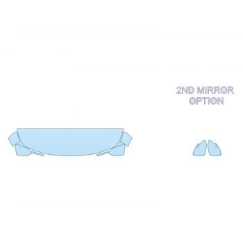 Precut PPF Kit – Clear Bra Paint Protection Film PAINT PROTECTION KIT - 2025 KIA SELTOS EX HOOD FENDERS MIRRORS 18 INCH - - PRECUT PPF CLEAR BRA WRAP