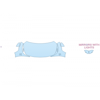 PAINT PROTECTION KIT - 2025 KIA SELTOS EX FULL HOOD FENDERS MIRRORS - PRECUT PPF CLEAR BRA WRAP