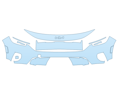 PAINT PROTECTION KIT - 2024 KIA SELTOS LX BUMPER - PRECUT PPF CLEAR BRA WRAP