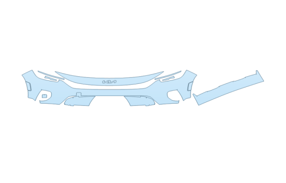 Precut PPF Kit – Clear Bra Paint Protection Film PAINT PROTECTION KIT - 2027 KIA SELTOS LX BUMPER (MULTI PIECE) - PRECUT PPF CLEAR BRA WRAP