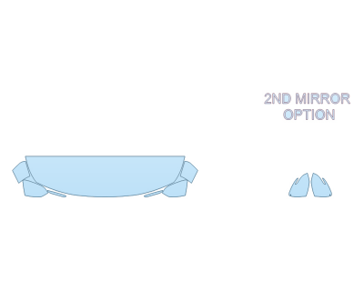 PAINT PROTECTION KIT - 2024 KIA SELTOS LX HOOD FENDERS MIRRORS 18 INCH - - PRECUT PPF CLEAR BRA WRAP