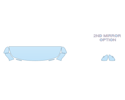 PAINT PROTECTION KIT - 2024 KIA SELTOS LX HOOD FENDERS MIRRORS 24 INCH - - PRECUT PPF CLEAR BRA WRAP