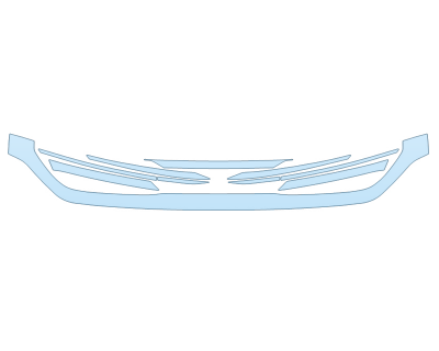 PAINT PROTECTION KIT - 2024 KIA SELTOS LX GRILL - PRECUT PPF CLEAR BRA WRAP