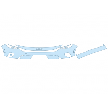 Precut PPF Kit – Clear Bra Paint Protection Film PAINT PROTECTION KIT - 2025 KIA SELTOS S BUMPER (MULTI PIECE) - PRECUT PPF CLEAR BRA WRAP