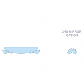 PAINT PROTECTION KIT - 2024 KIA SELTOS S HOOD FENDERS MIRRORS 12 INCH - - PRECUT PPF CLEAR BRA WRAP