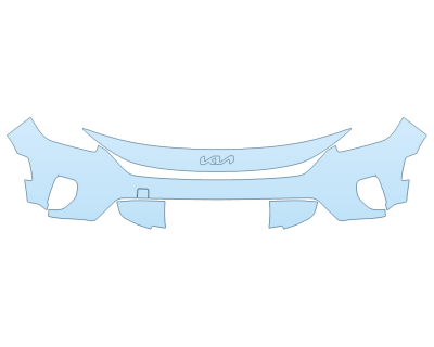 PAINT PROTECTION KIT - 2025 KIA SELTOS SX BUMPER - PRECUT PPF CLEAR BRA WRAP
