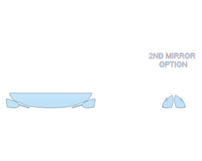 PAINT PROTECTION KIT - 2025 KIA SELTOS SX HOOD FENDERS MIRRORS 12 INCH - - PRECUT PPF CLEAR BRA WRAP