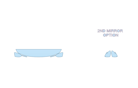 PAINT PROTECTION KIT - 2027 KIA SELTOS SX HOOD FENDERS MIRRORS 12 INCH - (WRAPPED EDGES) - PRECUT PPF CLEAR BRA WRAP