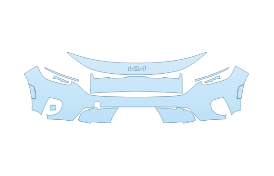 Precut PPF Kit – Clear Bra Paint Protection Film PAINT PROTECTION KIT - 2027 KIA SELTOS X-LINE BUMPER - PRECUT PPF CLEAR BRA WRAP
