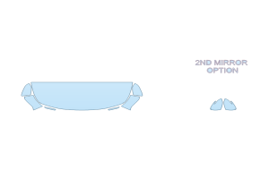 2027 KIA SELTOS X-LINE HOOD FENDERS MIRRORS 24 INCH - (WRAPPED EDGES)