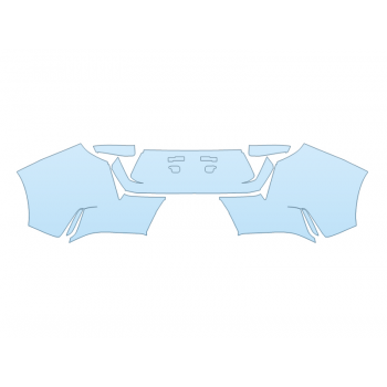 PAINT PROTECTION KIT - 2024 KIA SOUL EX PREMIUM REAR BUMPER - PRECUT PPF CLEAR BRA WRAP