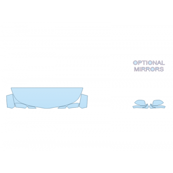 PAINT PROTECTION KIT - 2024 KIA SOUL EX PREMIUM HOOD FENDERS MIRRORS 24 INCH - (WRAPPED EDGES) - PRECUT PPF CLEAR BRA WRAP