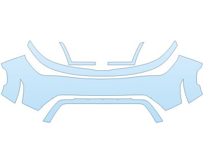 PAINT PROTECTION KIT - 2024 KIA SOUL EX+ BUMPER - PRECUT PPF CLEAR BRA WRAP