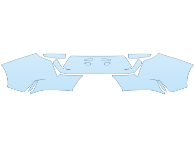 PAINT PROTECTION KIT - 2024 KIA SOUL EX+ REAR BUMPER - PRECUT PPF CLEAR BRA WRAP