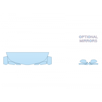 PAINT PROTECTION KIT - 2024 KIA SOUL EX+ HOOD FENDERS MIRRORS 24 INCH - - PRECUT PPF CLEAR BRA WRAP