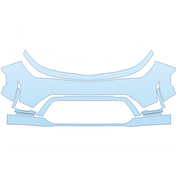 PAINT PROTECTION KIT - 2024 KIA SOUL GT LINE LIMITED BUMPER - PRECUT PPF CLEAR BRA WRAP