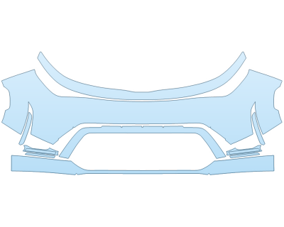 PAINT PROTECTION KIT - 2024 KIA SOUL GT LINE LIMITED BUMPER - PRECUT PPF CLEAR BRA WRAP