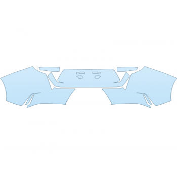 PAINT PROTECTION KIT - 2024 KIA SOUL GT LINE LIMITED REAR BUMPER - PRECUT PPF CLEAR BRA WRAP