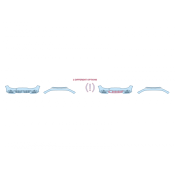 Precut PPF Kit – Clear Bra Paint Protection Film PAINT PROTECTION KIT - 2025 KIA SPORTAGE SX BUMPER (MULTI PIECE) - PRECUT PPF CLEAR BRA WRAP