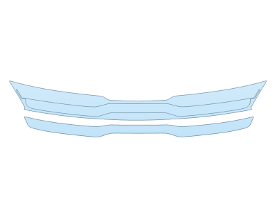 PAINT PROTECTION KIT - 2025 KIA SPORTAGE X-PRO PRESTIGE GRILL - PRECUT PPF CLEAR BRA WRAP