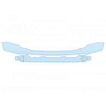 PAINT PROTECTION KIT - 2025 KIA TELLURIDE EX X-LINE REAR BUMPER - PRECUT PPF CLEAR BRA WRAP
