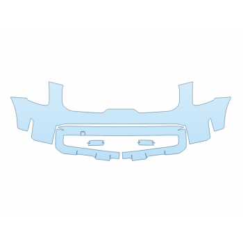 PAINT PROTECTION KIT - 2024 KIA TELLURIDE SX X-LINE BUMPER - PRECUT PPF CLEAR BRA WRAP