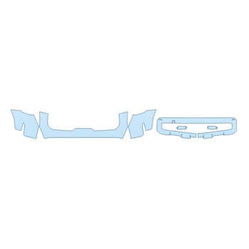 PAINT PROTECTION KIT - 2024 KIA TELLURIDE X-LINE BUMPER (MULTI PIECE) - PRECUT PPF CLEAR BRA WRAP
