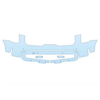PAINT PROTECTION KIT - 2024 KIA TELLURIDE X-PRO BUMPER - SENSORS - PRECUT PPF CLEAR BRA WRAP