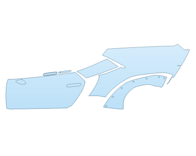 PAINT PROTECTION KIT - 2024 LAMBORGHINI HURACAN STERRATO DRIVER SIDE - PRECUT PPF CLEAR BRA WRAP