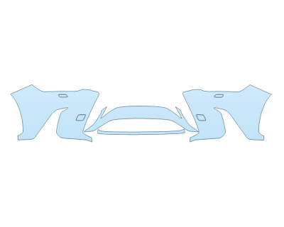 2024 LEXUS NX 450H+ BASE BUMPER (MULTI PIECE) - WASHERS