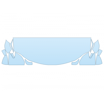 PAINT PROTECTION KIT - 2024 LEXUS RC 300 AWD HOOD FENDERS MIRRORS 24 INCH - (WRAPPED EDGES) - PRECUT PPF CLEAR BRA WRAP