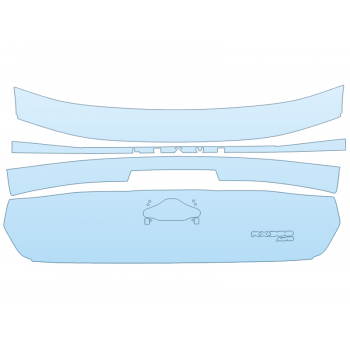 PAINT PROTECTION KIT - 2024 LEXUS RX 350H BASE HATCH WITH BADGING - PRECUT PPF CLEAR BRA WRAP