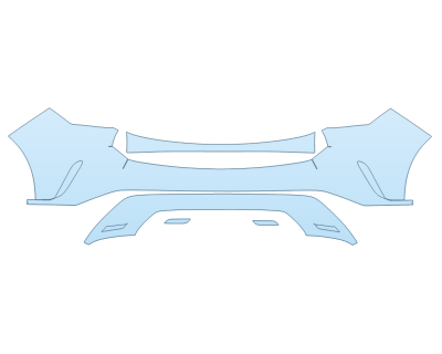 2024 LEXUS RX 350H PREMIUM REAR BUMPER