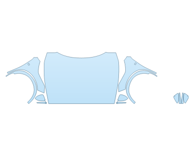 Precut PPF Kit – Clear Bra Paint Protection Film PAINT PROTECTION KIT - 2024 LEXUS RX 500H F SPORT FULL HOOD FENDERS MIRRORS - (WRAPPED EDGES) - PRECUT PPF CLEAR BRA WRAP