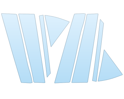 Precut PPF Kit – Clear Bra Paint Protection Film PAINT PROTECTION KIT - 2024 LEXUS RX 500H F SPORT B PILLARS - PRECUT PPF CLEAR BRA WRAP