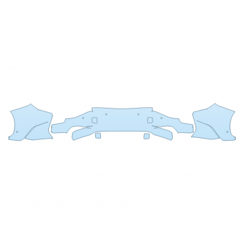 PAINT PROTECTION KIT - 2024 LEXUS RZ 450E PREMIUM REAR BUMPER - PRECUT PPF CLEAR BRA WRAP