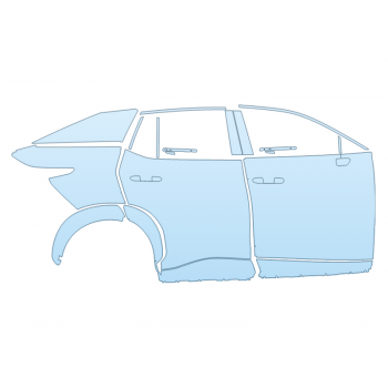 PAINT PROTECTION KIT - 2024 LEXUS RZ 450E PREMIUM PASSENGER SIDE - PRECUT PPF CLEAR BRA WRAP