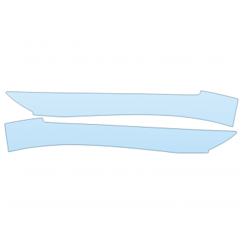 PAINT PROTECTION KIT - 2024 LEXUS RZ 450E PREMIUM A PILLARS - PRECUT PPF CLEAR BRA WRAP