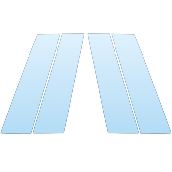 Precut PPF Kit – Clear Bra Paint Protection Film PAINT PROTECTION KIT - 2024 LEXUS RZ 450E PREMIUM B PILLARS - PRECUT PPF CLEAR BRA WRAP