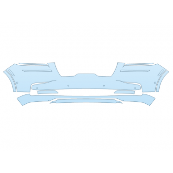 PAINT PROTECTION KIT - 2025 LINCOLN AVIATOR BLACK LABEL BUMPER - SENSORS - PRECUT PPF CLEAR BRA WRAP