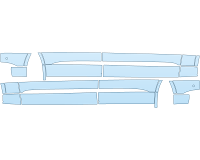 PAINT PROTECTION KIT - 2025 LINCOLN AVIATOR GRAND TOURING ROCKERS - PRECUT PPF CLEAR BRA WRAP