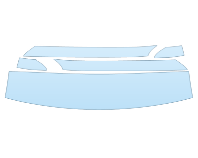 PAINT PROTECTION KIT - 2025 LINCOLN AVIATOR STANDARD ROOF - PILLARS - PRECUT PPF CLEAR BRA WRAP