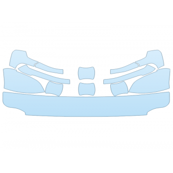 PAINT PROTECTION KIT - 2025 LINCOLN CORSAIR GRAND TOURING REAR BUMPER - MIRRORS - DOOR CUPS - PRECUT PPF CLEAR BRA WRAP