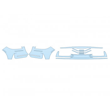 PAINT PROTECTION KIT - 2025 LINCOLN CORSAIR PREMIERE BUMPER (MULTI PIECE) - PRECUT PPF CLEAR BRA WRAP