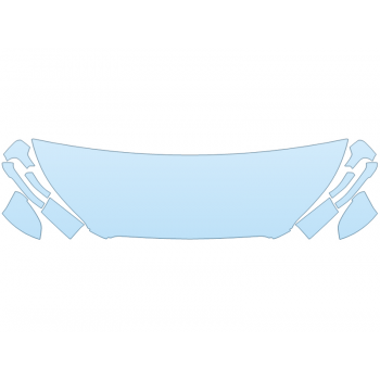PAINT PROTECTION KIT - 2025 LINCOLN CORSAIR PREMIERE HOOD FENDERS MIRRORS 24 INCH - (WRAPPED EDGES) - PRECUT PPF CLEAR BRA WRAP