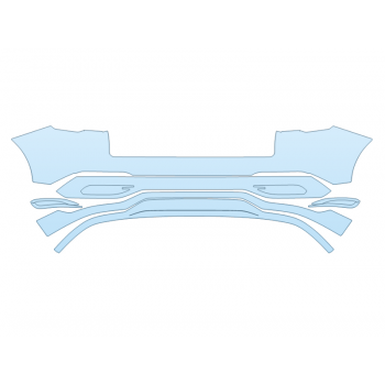 PAINT PROTECTION KIT - 2024 LINCOLN NAUTILUS BLACK LABEL REAR BUMPER - PRECUT PPF CLEAR BRA WRAP