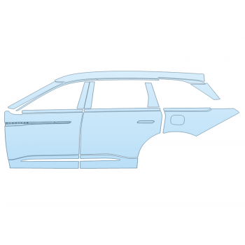 PAINT PROTECTION KIT - 2025 LINCOLN NAUTILUS BLACK LABEL DRIVER SIDE - PRECUT PPF CLEAR BRA WRAP