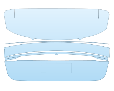 PAINT PROTECTION KIT - 2024 LINCOLN NAUTILUS BLACK LABEL REAR HATCH - PRECUT PPF CLEAR BRA WRAP