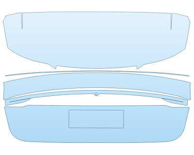 PAINT PROTECTION KIT - 2024 LINCOLN NAUTILUS PREMIERE REAR HATCH - PRECUT PPF CLEAR BRA WRAP